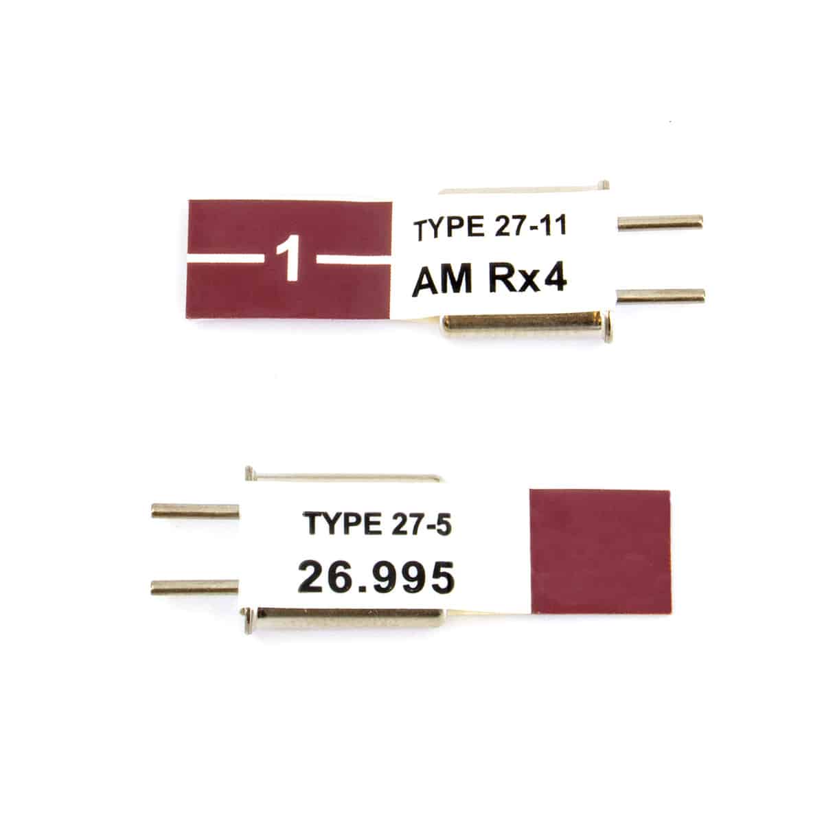 27mhz AM Transmitter and Radio RC Crystal Set 27 mhz 27.115 TX & RX Black Ch 16 