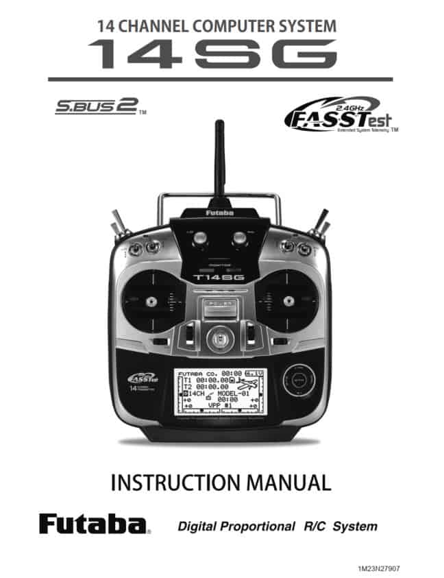 14SG Printed Manual - FutabaUSA